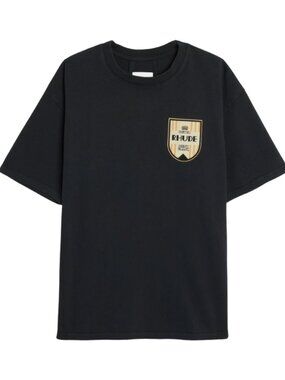 Rhude Mont-Blanc Hotel Men's Tee Vintage Black Size L (Sold Out)
